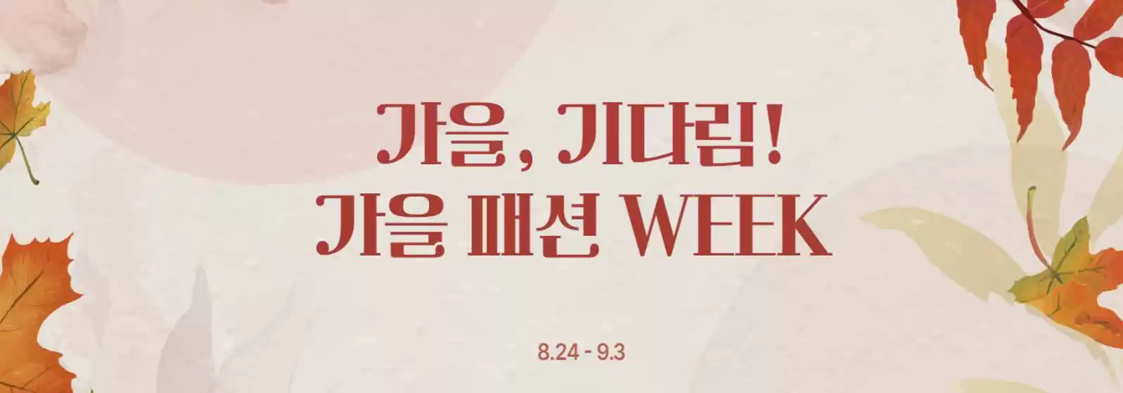 대구백화점 카탈로그 | 가을, 기다림! 가을 패션 WEEK | 2026-08-26T00:00:00.000Z - 2026-09-03T00:00:00.000Z