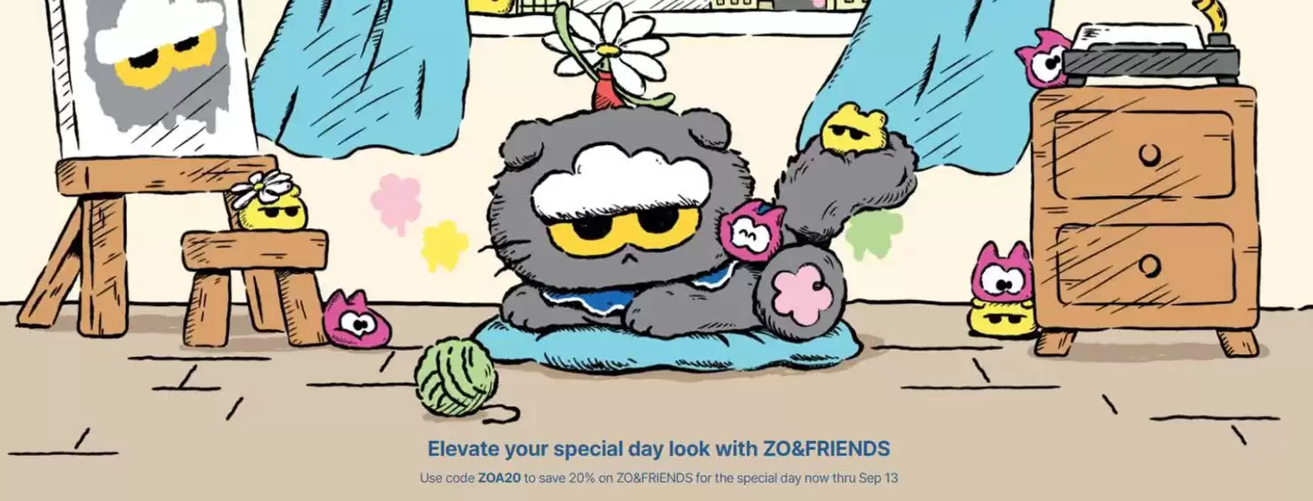 라인프렌즈 카탈로그 | Elevate Your Special Day Look With Zo&friends | 2026-09-04T00:00:00.000Z - 2026-09-13T00:00:00.000Z