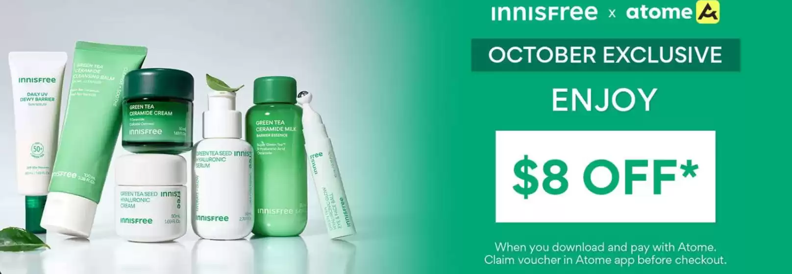 기장군의 이니스프리 카탈로그 | October Exclusive Enjoy $8 Off* | 2026-10-07T00:00:00.000Z - 2026-10-26T00:00:00.000Z