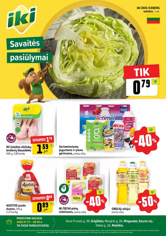 IKI leidinys mieste Činčikų k. | A4 Kovo 11 Ringaudai Rokiskis 2 B31 | 2026-07-27T00:00:00.000Z - 2026-08-02T00:00:00.000Z