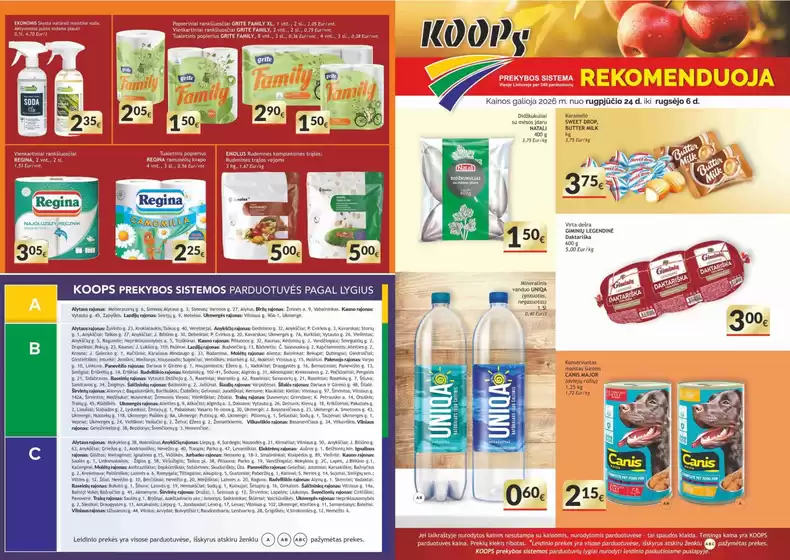 KOOPS leidinys mieste Ukmergė | Koops katalogas | 2026-08-24T00:00:00.000Z - 2026-09-06T00:00:00.000Z
