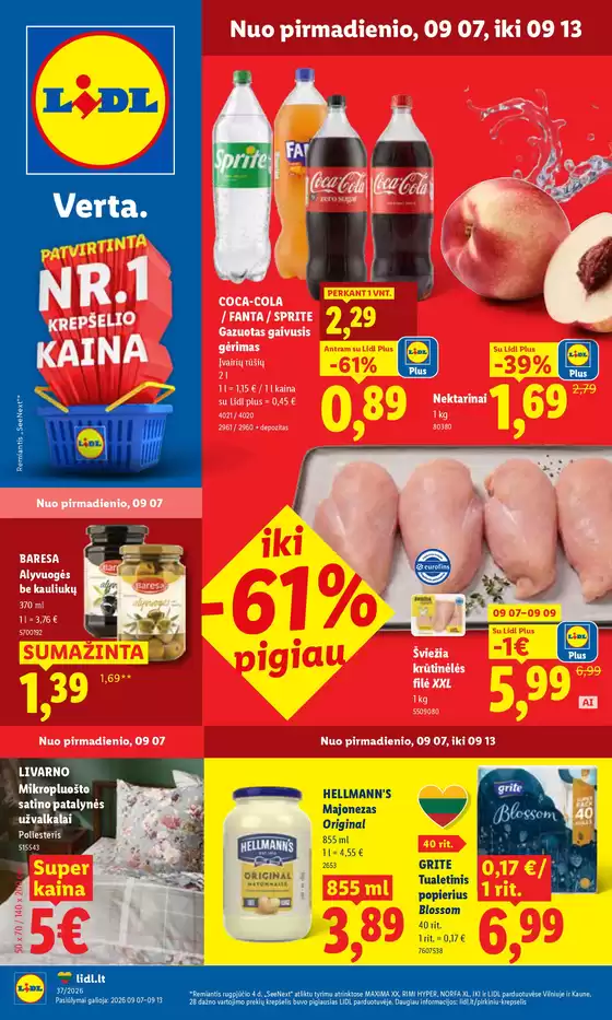 LIDL leidinys | Nuo rugsėjo 7 d. | 2026-09-07T00:00:00.000Z - 2026-09-13T00:00:00.000Z