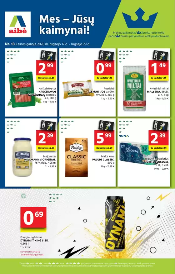Aibé leidinys mieste Vabalninkas | Aibė katalogas | 2026-09-17T00:00:00.000Z - 2026-09-29T00:00:00.000Z