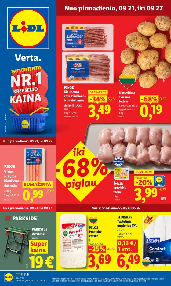 LIDL leidinys | Nuo rugsėjo 21 d. | 2026-09-21T00:00:00.000Z - 2026-09-27T00:00:00.000Z