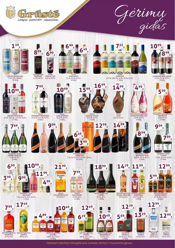 Grūstė leidinys | GRŪSTĖ gėrimų gidas 2026.10.01 - 10.10 | 2026-10-01T00:00:00.000Z - 2026-10-10T00:00:00.000Z