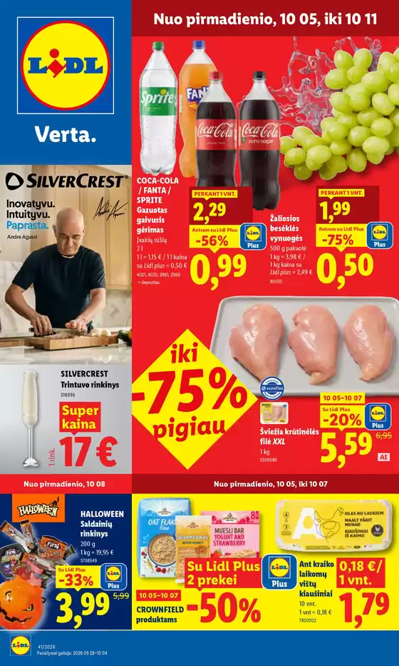 LIDL leidinys | Nuo spalio 5 d. | 2026-10-05T00:00:00.000Z - 2026-10-11T00:00:00.000Z