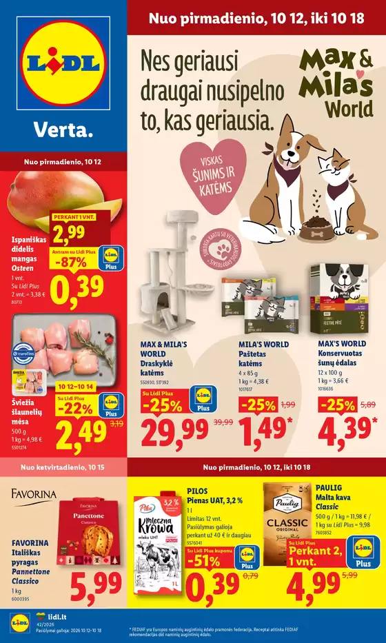 LIDL leidinys mieste Skaudvilė | Nuo spalio 12 d. | 2026-10-12T00:00:00.000Z - 2026-10-18T00:00:00.000Z