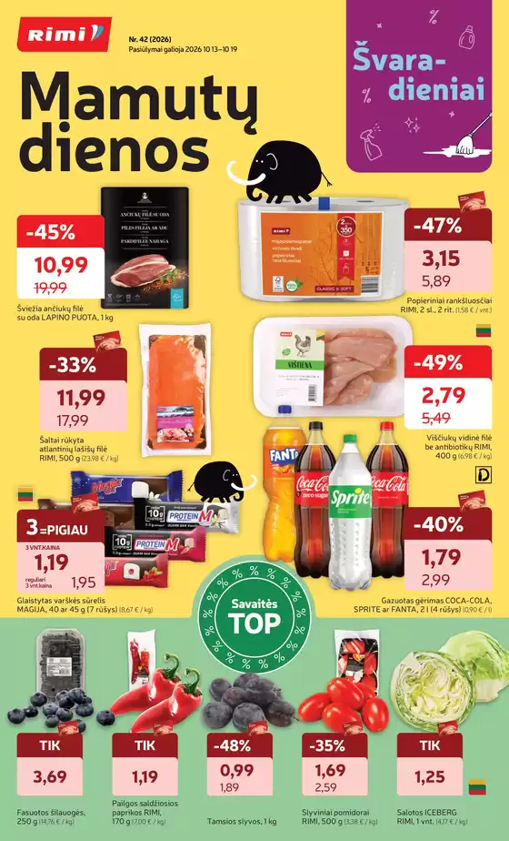 RIMI leidinys | Rimi savaitinis leidinys Nr. 42 2026.10.13 - 2026.10.19 | 2026-10-13T00:00:00.000Z - 2026-10-19T00:00:00.000Z