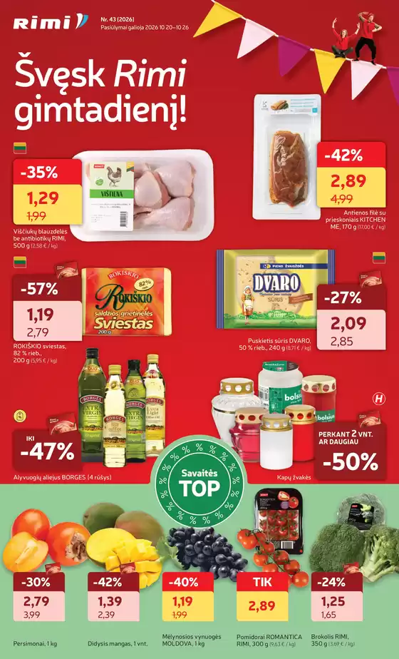 RIMI leidinys | Rimi savaitinis leidinys Nr. 43 2026.10.20 - 2026.10.26 | 2026-10-20T00:00:00.000Z - 2026-10-26T00:00:00.000Z