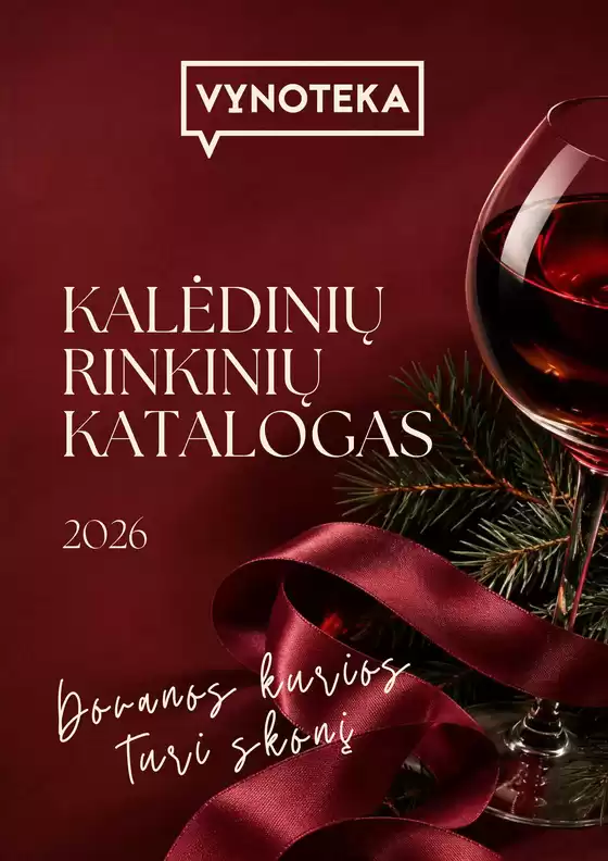 VYNOTEKA leidinys mieste Beigeriškių k. | Kalėdinių rinkinių katalogas 2026 | 2026-10-26T00:00:00.000Z - 2026-11-08T00:00:00.000Z