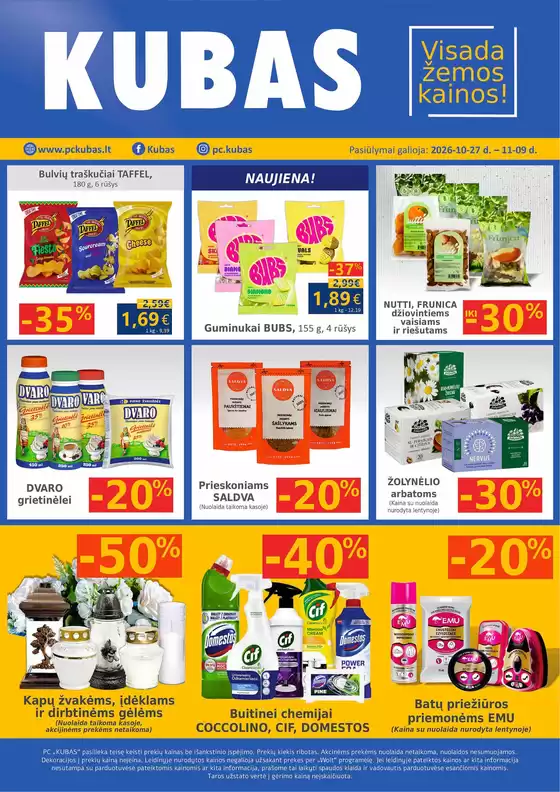 KUBAS leidinys mieste Soblaukio k. | Leidinys | 2026-10-27T00:00:00.000Z - 2026-11-09T00:00:00.000Z