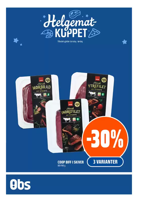 Obs-katalog i Drammen | Aktuelle kupp og tilbud | 2025-11-27T00:00:00.000Z - 2025-11-29T00:00:00.000Z