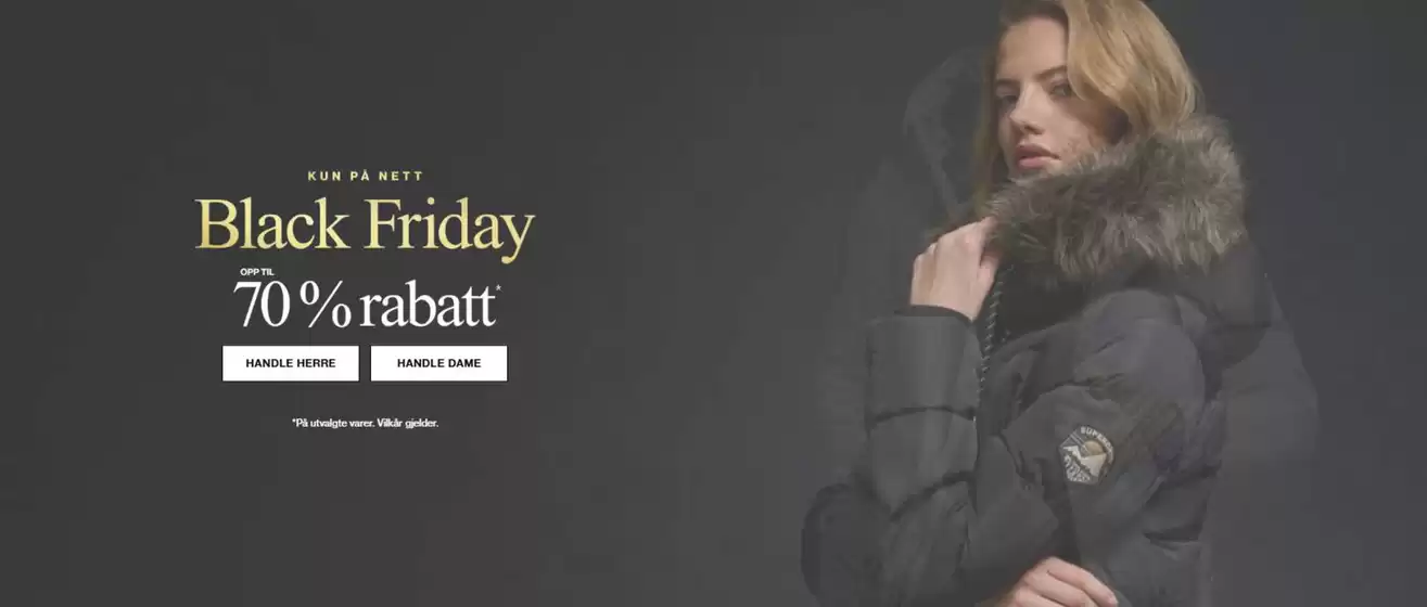 Superdry-katalog i Oppdal | Black Friday | 2025-11-21T00:00:00.000Z - 2025-12-01T00:00:00.000Z