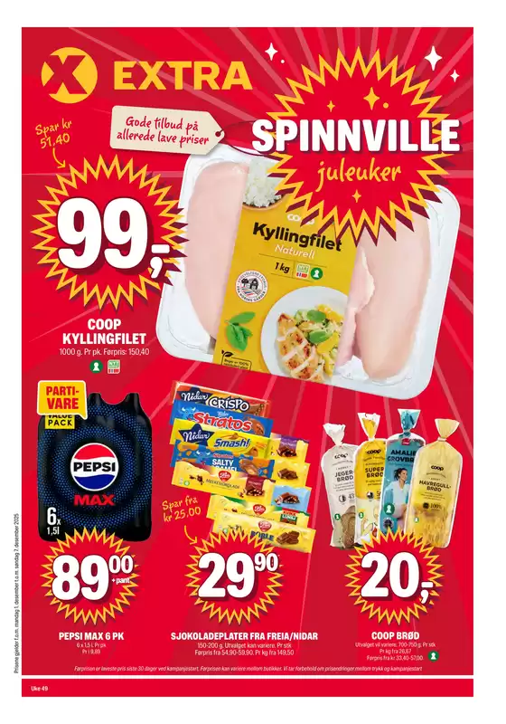 Coop Extra-katalog i Ålesund | Tilbud for kuppjegere | 2025-12-01T00:00:00.000Z - 2025-12-07T00:00:00.000Z