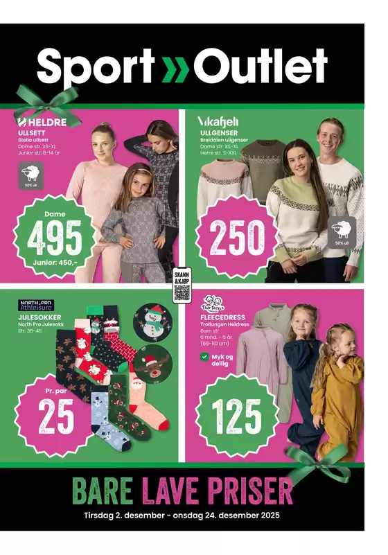 Sport Outlet-katalog i Sandane | Topptilbud for alle kuppjegere | 2025-12-02T00:00:00.000Z - 2025-12-24T00:00:00.000Z