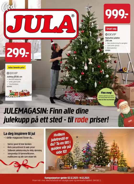 Jula-katalog i Marnardal | Våre beste kupp | 2025-12-02T00:00:00.000Z - 2025-12-14T00:00:00.000Z