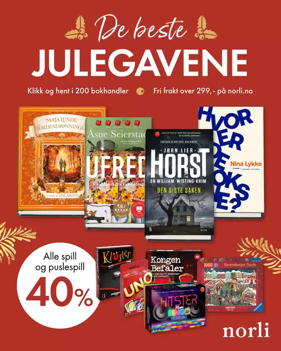 Norli-katalog i Mandal | Julegavene | 2025-12-02T00:00:00.000Z - 2025-12-31T00:00:00.000Z