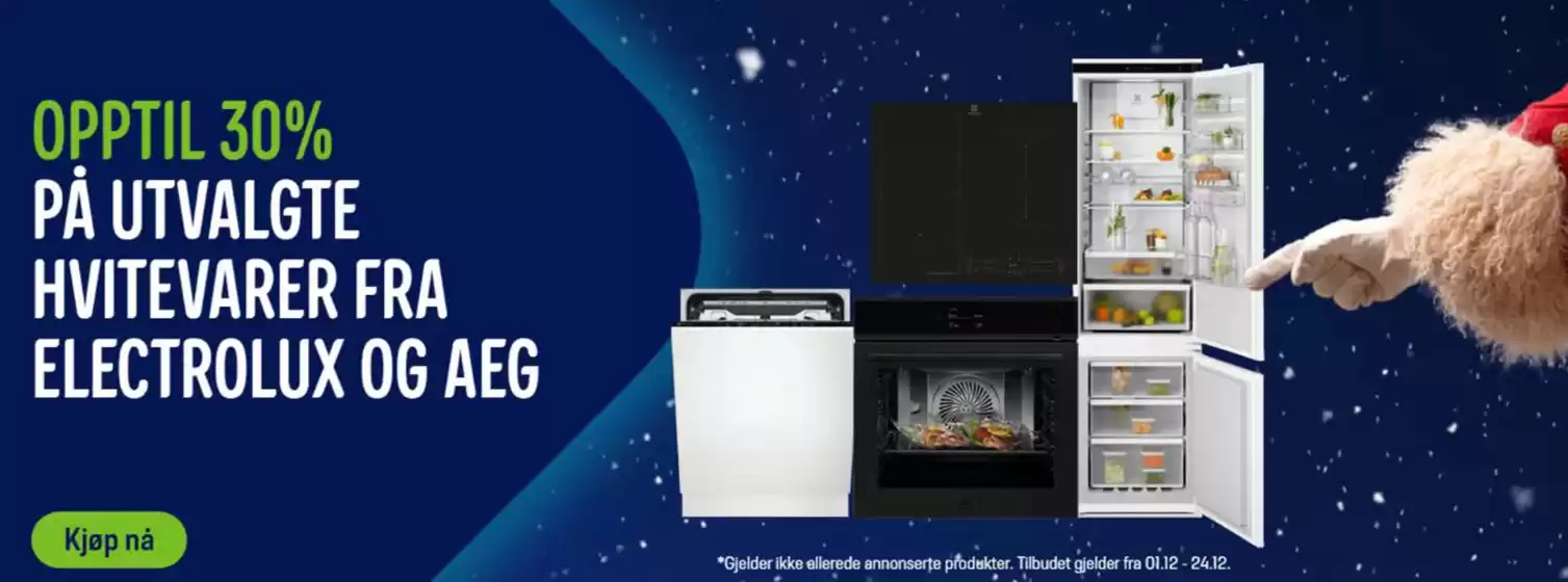 Elkjøp-katalog i Sandefjord | Opptil 30% | 2025-12-02T00:00:00.000Z - 2025-12-24T00:00:00.000Z