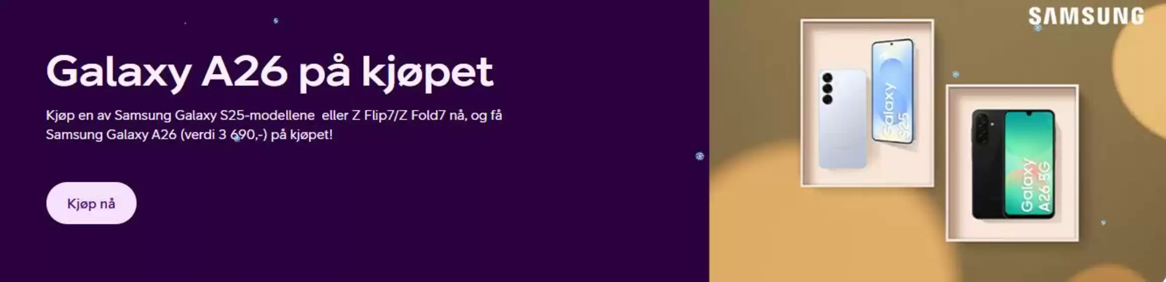Telia-katalog i Sandefjord | Galaxy A26 på kjøpet | 2025-12-02T00:00:00.000Z - 2025-12-16T00:00:00.000Z