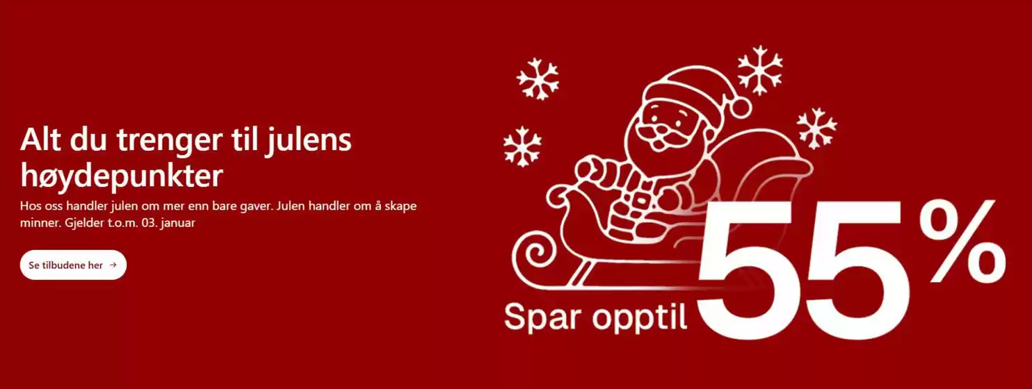 Jernia-katalog i Sandane | Spar Opptil 50% | 2025-12-02T00:00:00.000Z - 2026-01-03T00:00:00.000Z