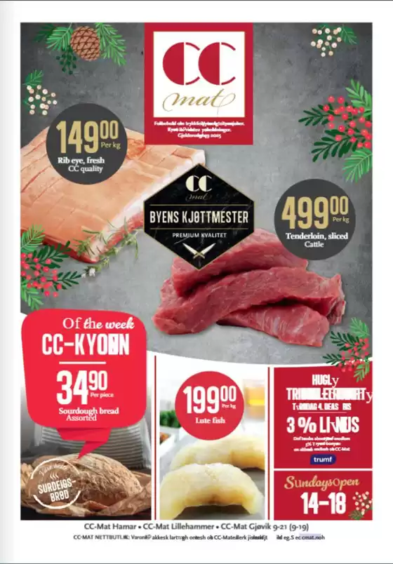 CC Mat-katalog i Holum | Byens kjøttmester | 2025-12-02T00:00:00.000Z - 2025-12-07T00:00:00.000Z