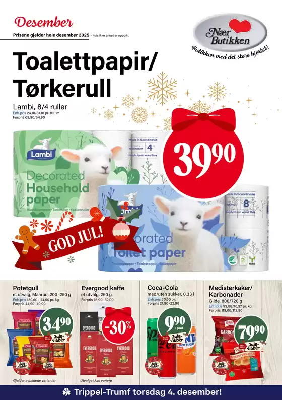Nærbutikken-katalog i Holum | Desember | 2025-12-02T00:00:00.000Z - 2025-12-31T00:00:00.000Z