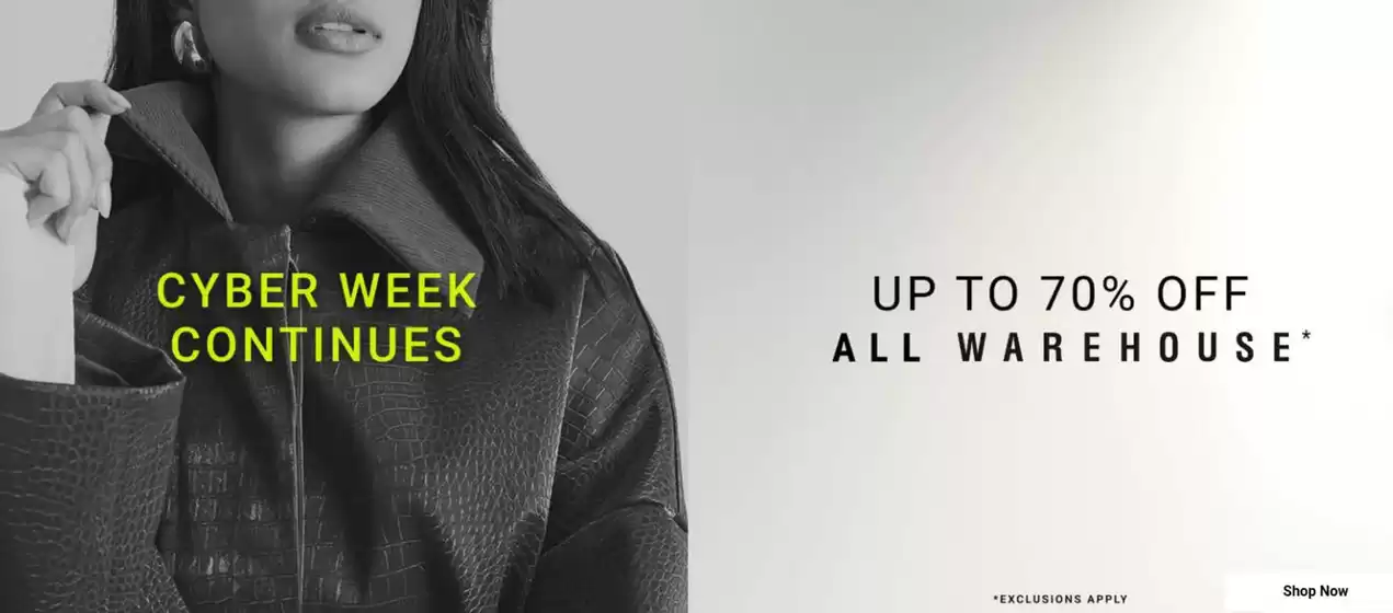 Warehouse -katalog | Cyber week | 2025-12-03T00:00:00.000Z - 2025-12-07T00:00:00.000Z