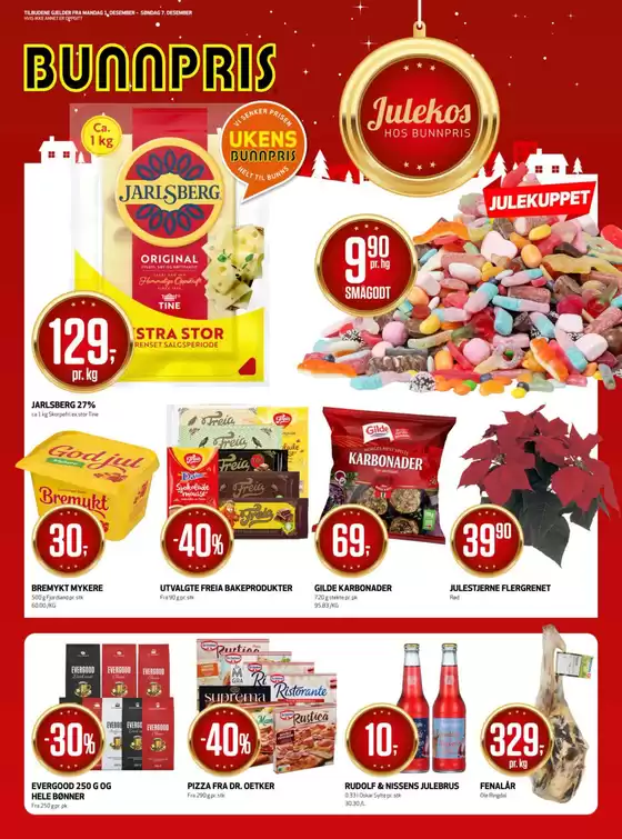 Bunnpris-katalog i Kristiansand | Topptilbud for alle kuppjegere | 2025-12-01T00:00:00.000Z - 2025-12-07T00:00:00.000Z