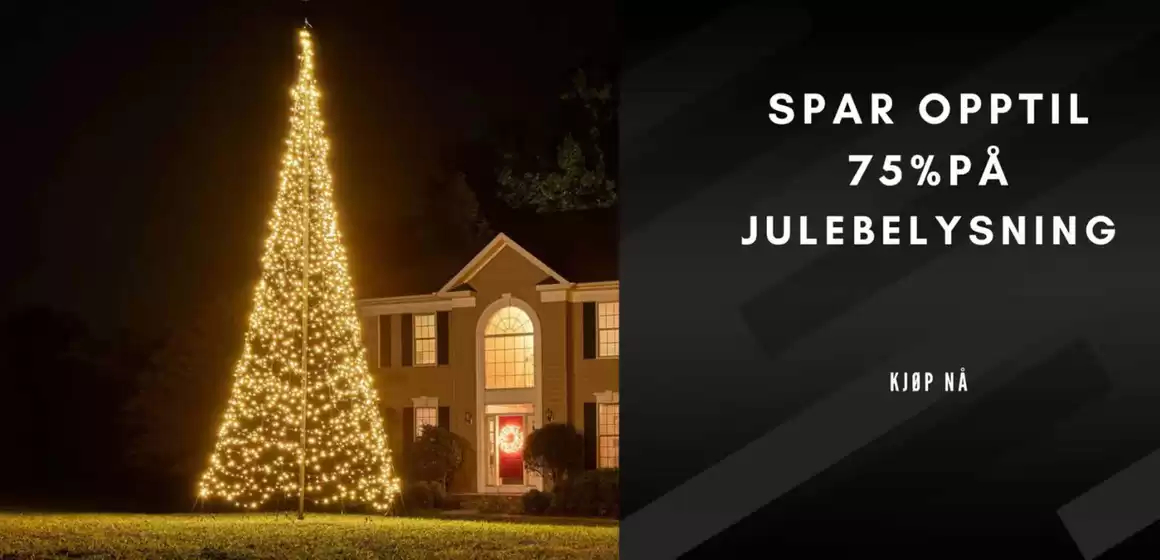 Lightup-katalog i Kongsberg | Spar opptil 75% på Julebelysning | 2025-12-04T00:00:00.000Z - 2025-12-18T00:00:00.000Z