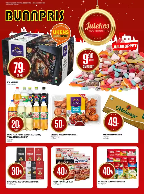 Bunnpris-katalog i Svolvær | Topptilbud og rabatter | 2025-12-08T00:00:00.000Z - 2025-12-14T00:00:00.000Z