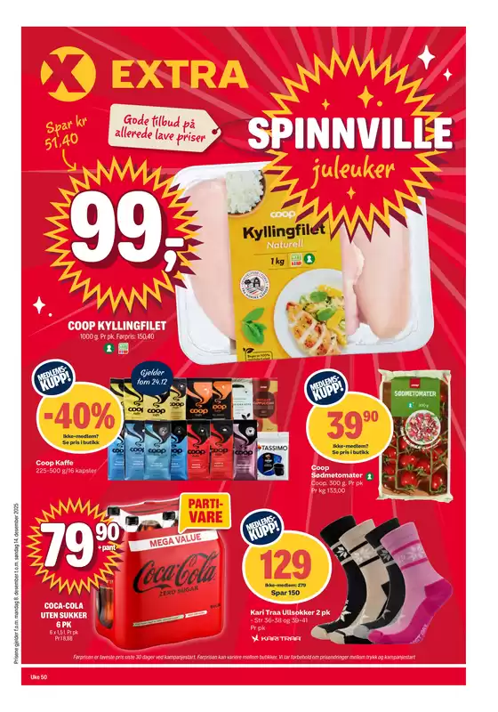 Coop Extra-katalog i Svolvær | Stort utvalg av tilbud | 2025-12-08T00:00:00.000Z - 2025-12-14T00:00:00.000Z