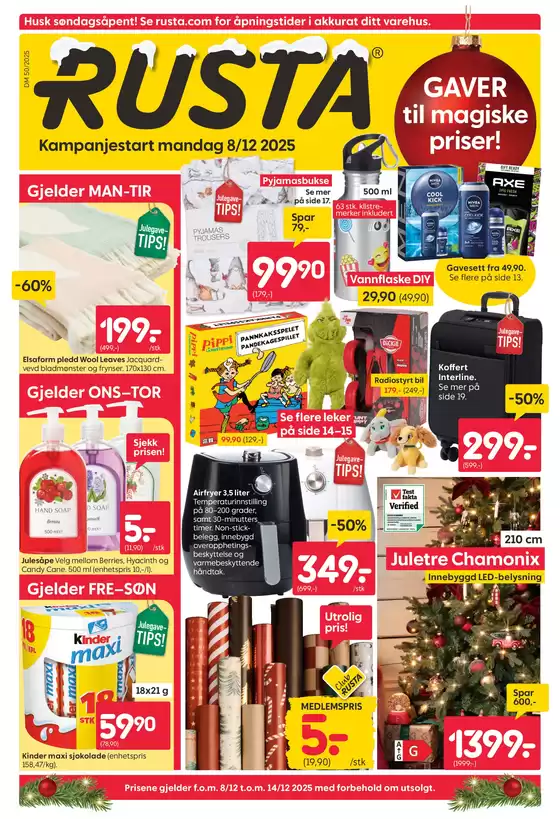Rusta-katalog i Tau | Rusta Kundeavis | 2025-12-08T00:00:00.000Z - 2025-12-14T00:00:00.000Z