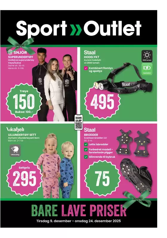 Sport Outlet-katalog i Lyngen | Stort utvalg av tilbud | 2025-12-09T00:00:00.000Z - 2025-12-24T00:00:00.000Z