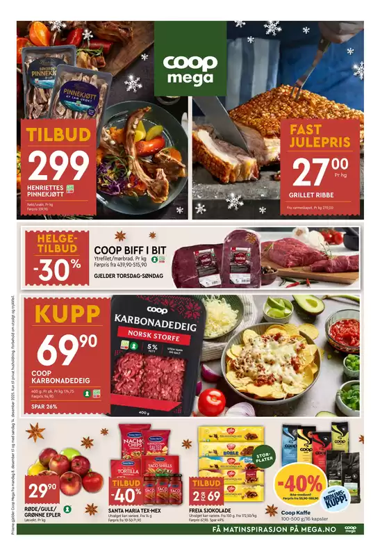 Coop Mega-katalog i Åfjord | Aktuelle tilbud og kampanjer | 2025-12-08T00:00:00.000Z - 2025-12-14T00:00:00.000Z