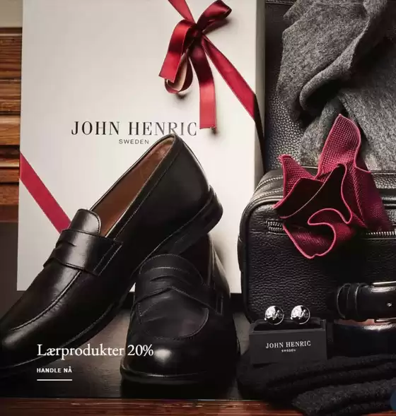 John Henric-katalog i Elverum | Lærprodukter 20% | 2025-12-10T00:00:00.000Z - 2025-12-24T00:00:00.000Z