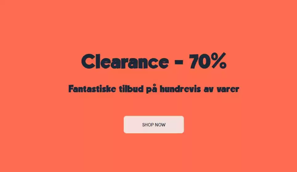 Lekmer-katalog i Sandefjord | Clearance - 70% | 2025-12-11T00:00:00.000Z - 2025-12-25T00:00:00.000Z