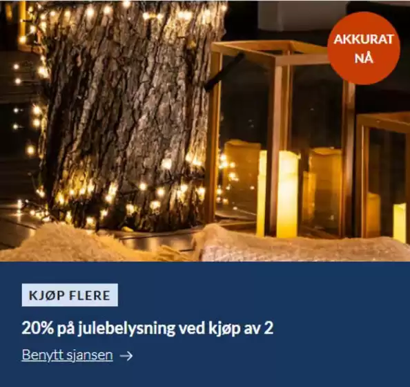 Kjell & Company-katalog i Horten | 20% på julebelysning ved kjøp av 2 | 2025-12-11T00:00:00.000Z - 2025-12-24T00:00:00.000Z