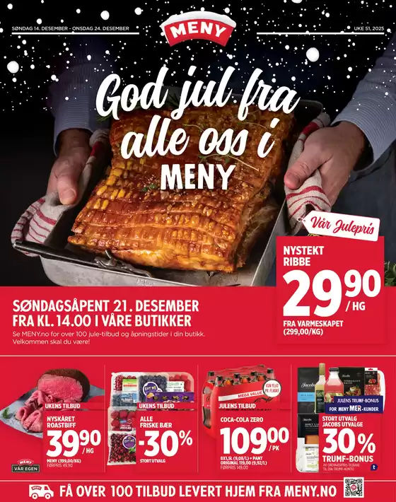 Meny-katalog i Lillehammer | Meny Kundeavis | 2025-12-14T00:00:00.000Z - 2025-12-24T00:00:00.000Z