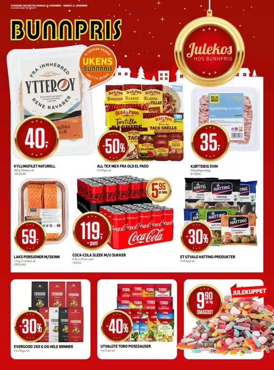 Bunnpris-katalog i Son | Flott tilbud for kuppjegere | 2025-12-15T00:00:00.000Z - 2025-12-21T00:00:00.000Z