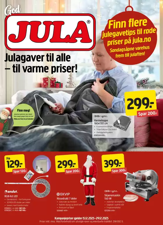 Jula-katalog i Tana | Jula Kundeavis | 2025-12-15T00:00:00.000Z - 2025-12-29T00:00:00.000Z