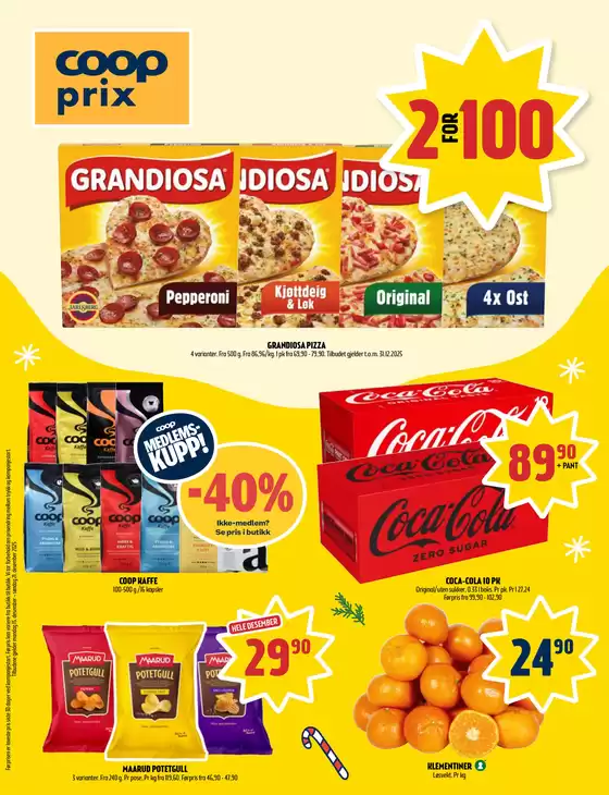 Coop Prix-katalog i Østerås | Coop Prix Kundeavis | 2025-12-15T00:00:00.000Z - 2025-12-21T00:00:00.000Z