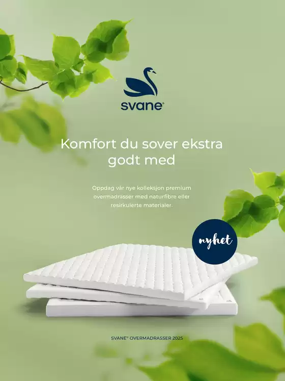 Fagmøbler-katalog i Kvinesdal | Svane overmadrasser nyheter 2025 | 2025-01-01T00:00:00.000Z - 2025-12-31T00:00:00.000Z