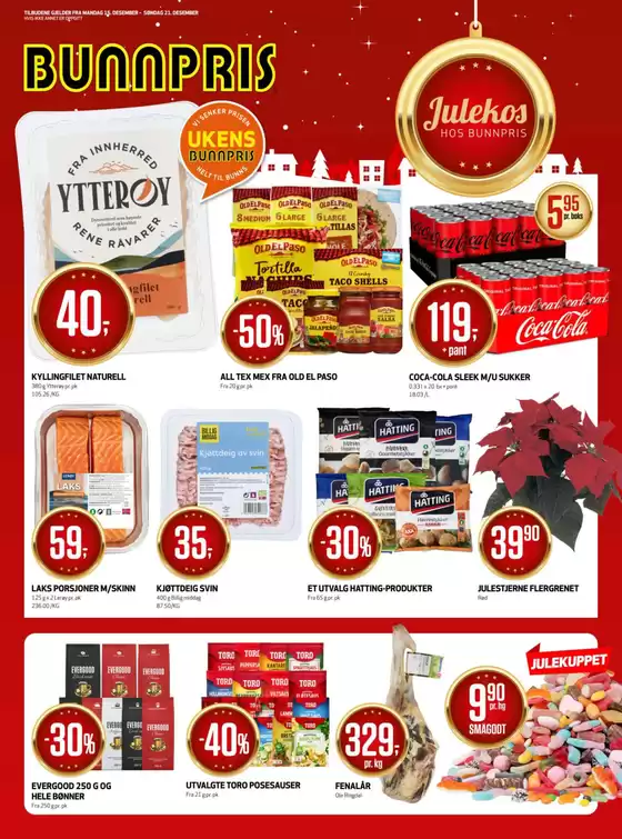 Bunnpris-katalog i Asker | Stort utvalg av tilbud | 2025-12-15T00:00:00.000Z - 2025-12-21T00:00:00.000Z
