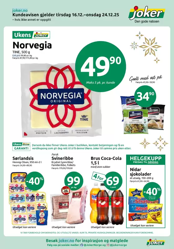 Joker-katalog i Greåker | Joker Kundeavis | 2025-12-16T00:00:00.000Z - 2025-12-24T00:00:00.000Z