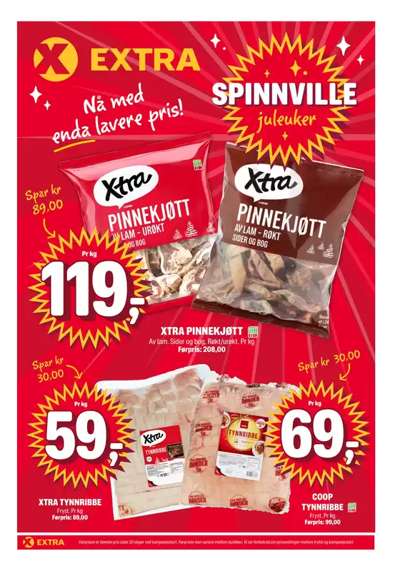 Coop Extra-katalog i Bø i Telemark | Nye tilbud å oppdage | 2025-12-15T00:00:00.000Z - 2025-12-21T00:00:00.000Z