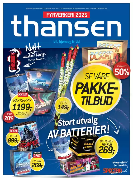 Thansen-katalog i Kongsberg | Eksklusive tilbud for våre kunder | 2025-12-18T00:00:00.000Z - 2025-12-31T00:00:00.000Z