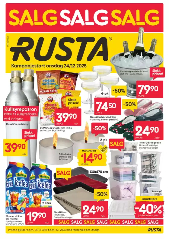 Rusta-katalog i Jessheim | Rusta Kundeavis | 2025-12-24T00:00:00.000Z - 2026-01-04T00:00:00.000Z