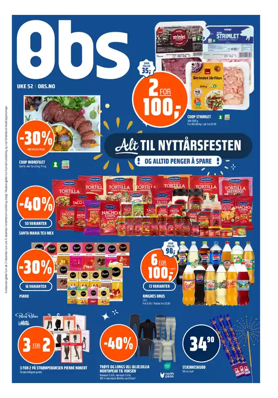 Obs-katalog i Ålesund | Topptilbud og rabatter | 2025-12-27T00:00:00.000Z - 2025-12-31T00:00:00.000Z