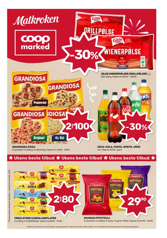Coop Marked-katalog i Haugesund | Topptilbud for alle kuppjegere | 2025-12-22T00:00:00.000Z - 2025-12-28T00:00:00.000Z