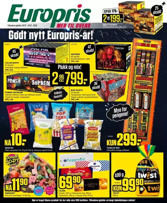 Europris-katalog i Lillehammer | Europris DM 53-25 MYBRING | 2025-12-29T00:00:00.000Z - 2025-12-31T00:00:00.000Z